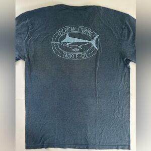 AFTCO Blue Graphic Tee for Men
